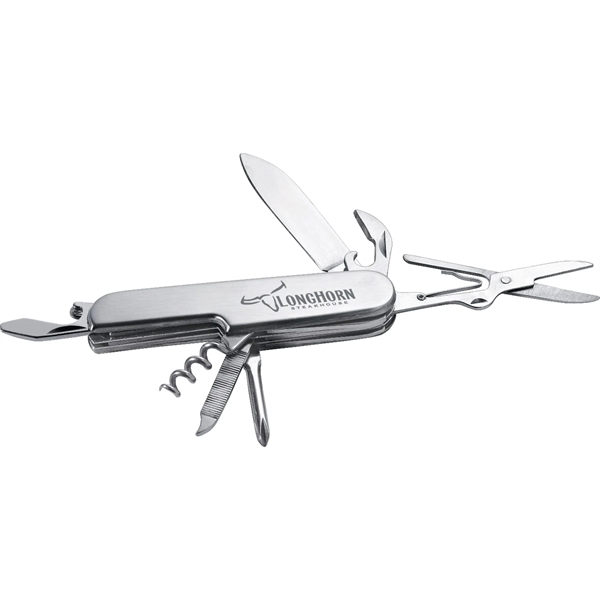 Custom 8-Function Stainless Steel Knife