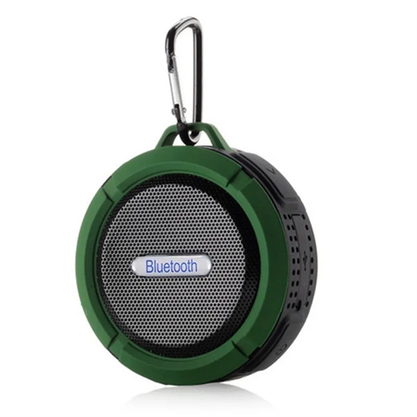 Waterproof Bluetooth Shower Wireless Speaker with Clip - Waterproof Bluetooth Shower Wireless Speaker with Clip - Image 3 of 5