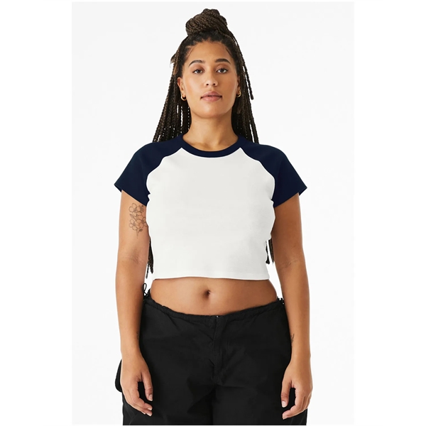 Bella + Canvas Ladies' Micro Ribbed Raglan Baby T-Shirt - Bella + Canvas Ladies' Micro Ribbed Raglan Baby T-Shirt - Image 14 of 58