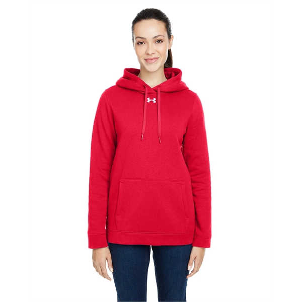 Under Armour Ladies' Hustle Pullover Hooded Sweatshirt - Under Armour Ladies' Hustle Pullover Hooded Sweatshirt - Image 10 of 61