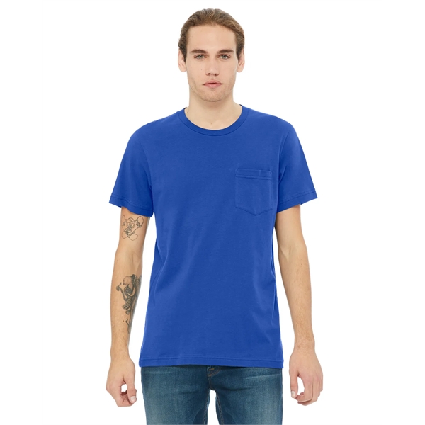 Bella + Canvas Men's Jersey Short-Sleeve Pocket T-Shirt - Bella + Canvas Men's Jersey Short-Sleeve Pocket T-Shirt - Image 18 of 96