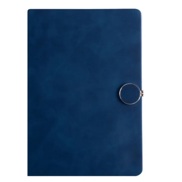 Magnetic Buckle Leather Hardcover Notebook A5 Personal Diary - Magnetic Buckle Leather Hardcover Notebook A5 Personal Diary - Image 4 of 8