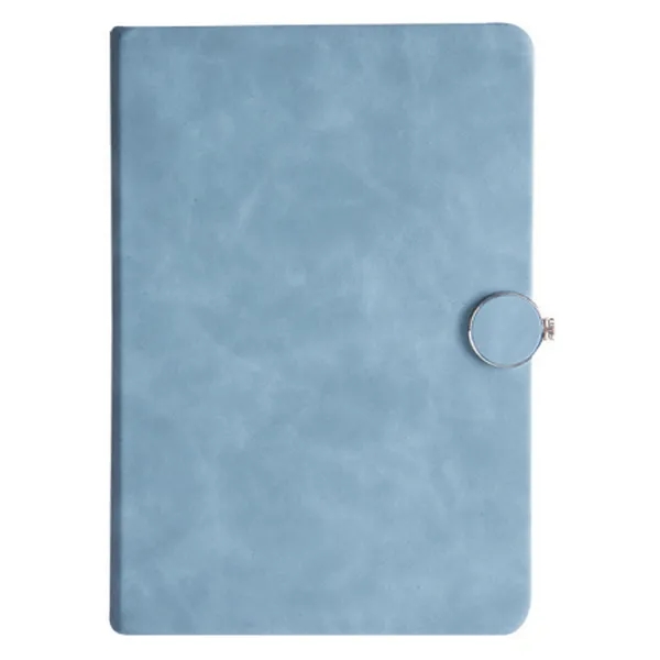 Magnetic Buckle Leather Hardcover Notebook A5 Personal Diary - Magnetic Buckle Leather Hardcover Notebook A5 Personal Diary - Image 6 of 8
