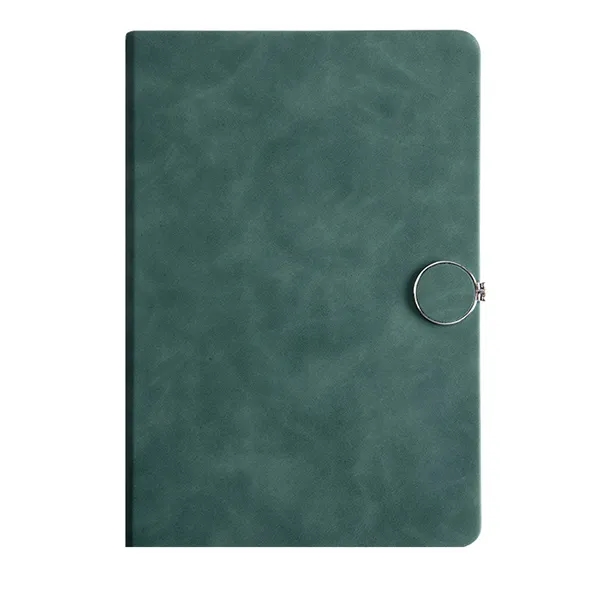 Magnetic Buckle Leather Hardcover Notebook A5 Personal Diary - Magnetic Buckle Leather Hardcover Notebook A5 Personal Diary - Image 7 of 8