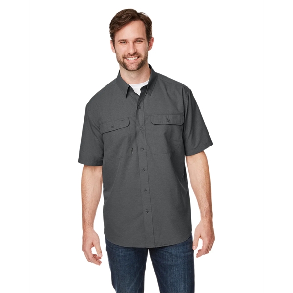 Dri Duck Men's Crossroad Dobby Short-Sleeve Woven Shirt - Dri Duck Men's Crossroad Dobby Short-Sleeve Woven Shirt - Image 1 of 20