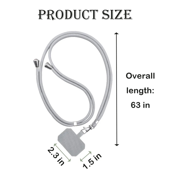 Adjustable Spacer Universal Phone Case Lanyard - Adjustable Spacer Universal Phone Case Lanyard - Image 1 of 6