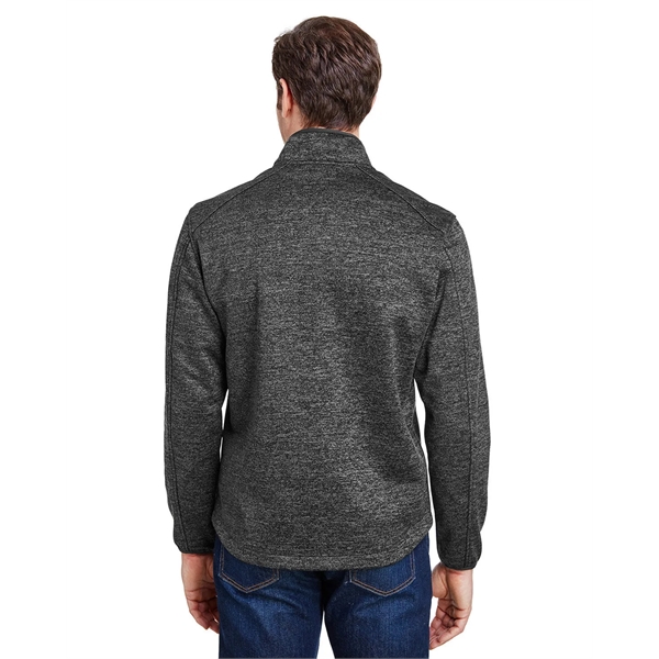 Dri Duck Atlas Bonded Melange Sweater Fleece Jacket - Dri Duck Atlas Bonded Melange Sweater Fleece Jacket - Image 3 of 4