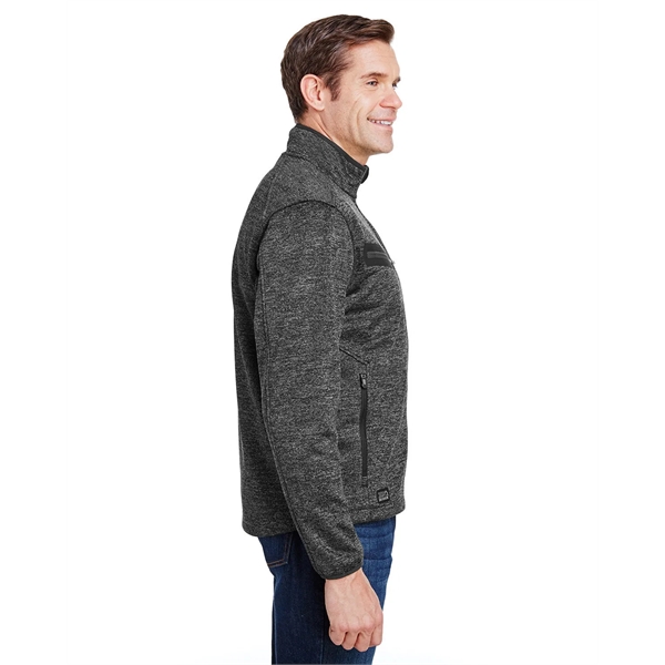 Dri Duck Atlas Bonded Melange Sweater Fleece Jacket - Dri Duck Atlas Bonded Melange Sweater Fleece Jacket - Image 4 of 4