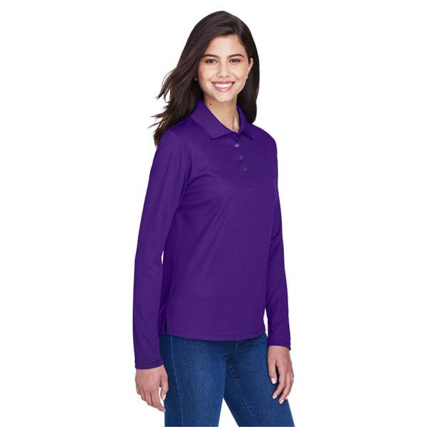 CORE365 Ladies' Pinnacle Performance Long-Sleeve Pique Polo - CORE365 Ladies' Pinnacle Performance Long-Sleeve Pique Polo - Image 28 of 58