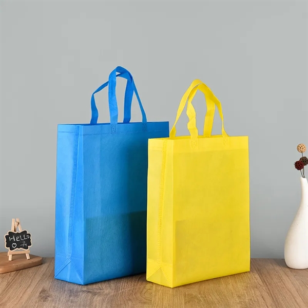 Non Woven Grocery Bag with Handles - Non Woven Grocery Bag with Handles - Image 1 of 3
