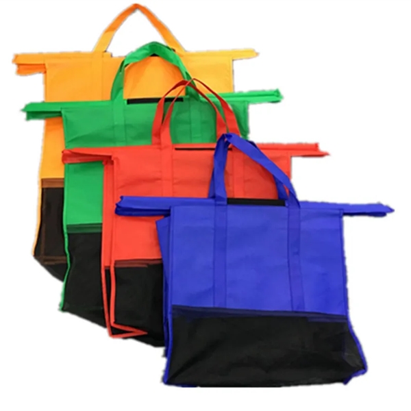 Reusable Shopping Cart Grocery Organizer bag Set of 4 - Reusable Shopping Cart Grocery Organizer bag Set of 4 - Image 1 of 4