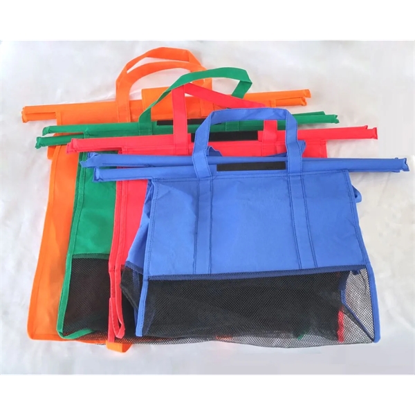Reusable Shopping Cart Grocery Organizer bag Set of 4 - Reusable Shopping Cart Grocery Organizer bag Set of 4 - Image 2 of 4