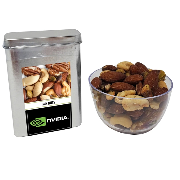 Stand Up Tin with Gourmet Nuts - Stand Up Tin with Gourmet Nuts - Image 0 of 7