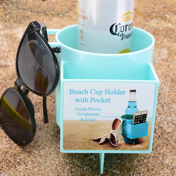 Multi-Functional Sand Cup Holder - Multi-Functional Sand Cup Holder - Image 1 of 4