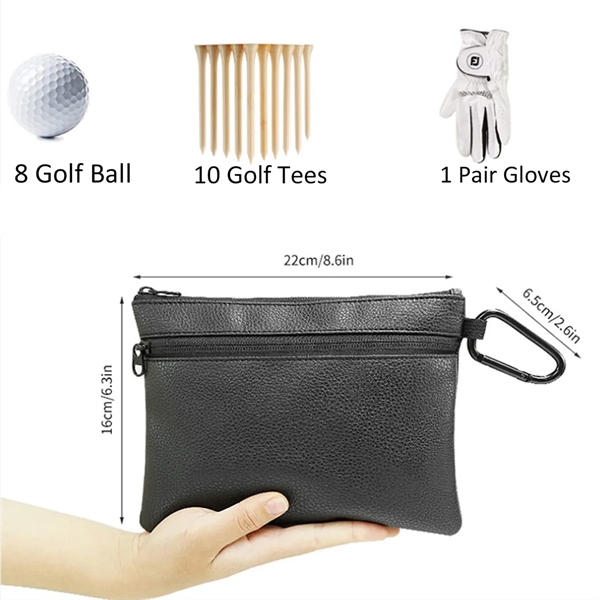 Professional Zippered Golf Pouch Black - Professional Zippered Golf Pouch Black - Image 0 of 4