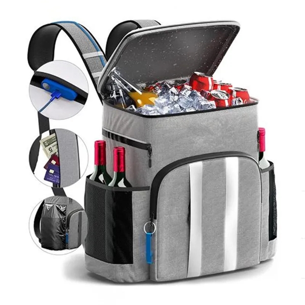 Large Capacity Insulated Cooler Backpack - Large Capacity Insulated Cooler Backpack - Image 0 of 4