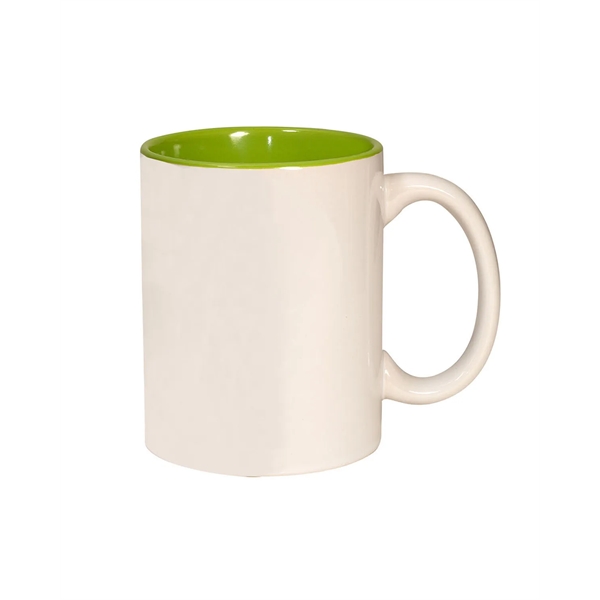 Prime Line 11oz Two Tone C-Handle Mug - Prime Line 11oz Two Tone C-Handle Mug - Image 3 of 3