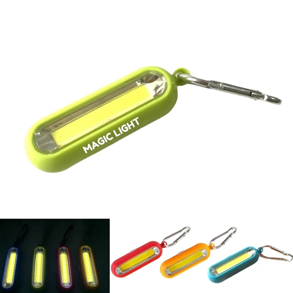 Portable Mini COB LED Flashlight Keychain - Portable Mini COB LED Flashlight Keychain - Image 0 of 4