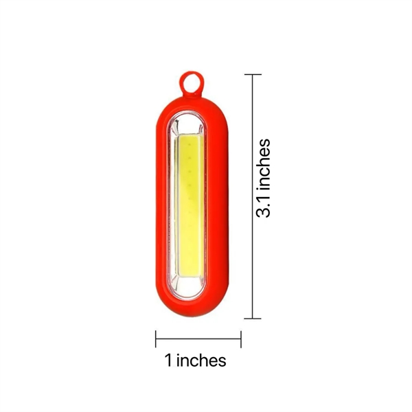 Portable Mini COB LED Flashlight Keychain - Portable Mini COB LED Flashlight Keychain - Image 1 of 4