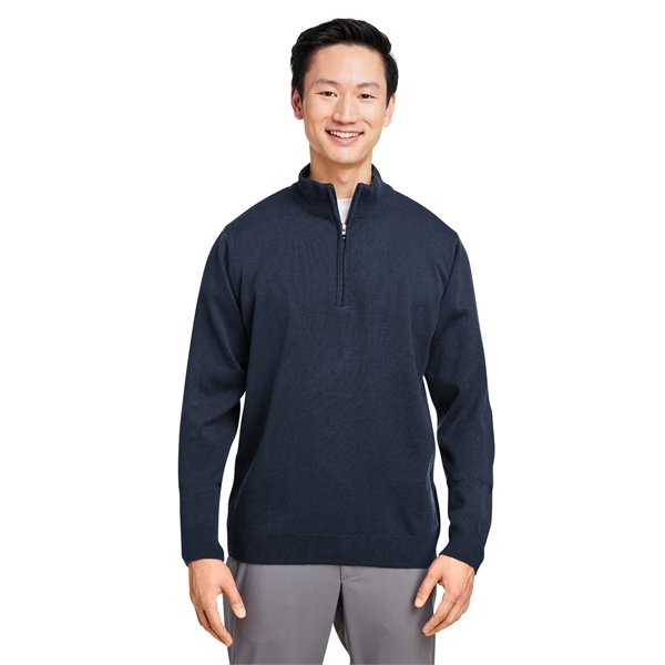 Harriton Unisex Pilbloc™ Quarter-Zip Sweater - Harriton Unisex Pilbloc™ Quarter-Zip Sweater - Image 3 of 23