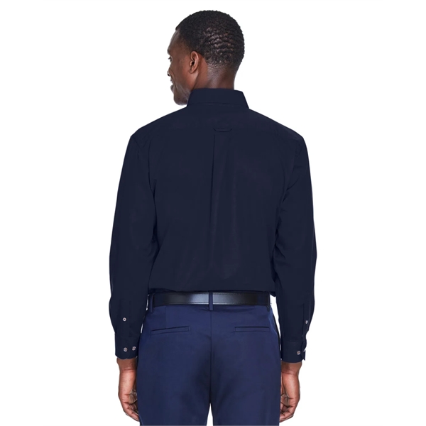 Harriton Men's Easy Blend™ Long-Sleeve Twill Shirt with S... - Harriton Men's Easy Blend™ Long-Sleeve Twill Shirt with S... - Image 56 of 135