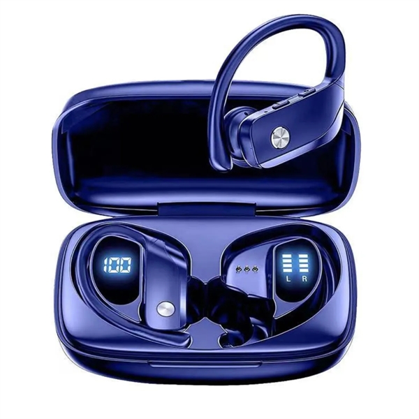 Wireless Earbuds Bluetooth Headphones with Earhooks - Wireless Earbuds Bluetooth Headphones with Earhooks - Image 0 of 2