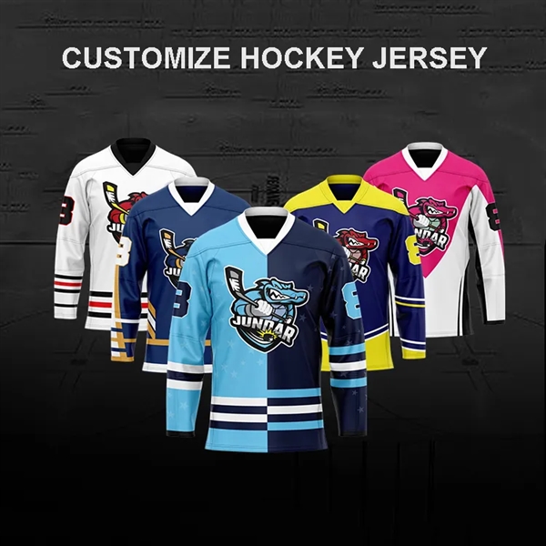 Full Sublimated Ice Hockey Jersey - Full Sublimated Ice Hockey Jersey - Image 0 of 6