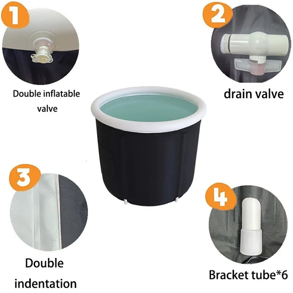 Inflatable PVC Ice Bath Pod - Inflatable PVC Ice Bath Pod - Image 1 of 2