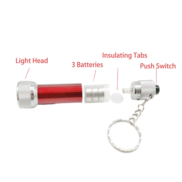 Portable Keychain Light Led Small Flashlight MOQ 100 - Portable Keychain Light Led Small Flashlight MOQ 100 - Image 1 of 1