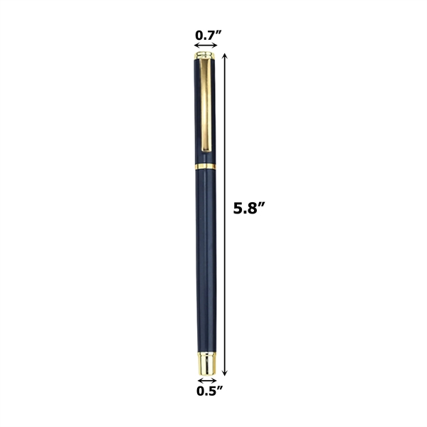 MOQ20 0.5mm Black Ink Gel Pen With Metal Clip - MOQ20 0.5mm Black Ink Gel Pen With Metal Clip - Image 1 of 1
