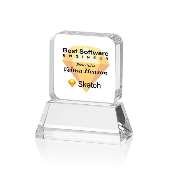 Flamborough VividPrint™ Award on Base - Clear