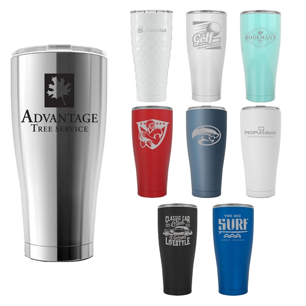 SIC 30 oz Stainless Steel Tumbler with Splashproof lid - SIC 30 oz Stainless Steel Tumbler with Splashproof lid - Image 0 of 18