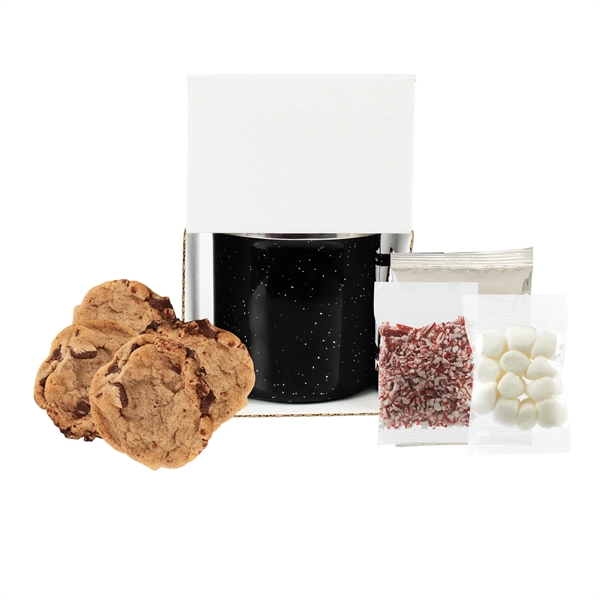 16 Oz Speckled Camp Mug w/Choc. Chip Cookies & Hot Choc. - 16 Oz Speckled Camp Mug w/Choc. Chip Cookies & Hot Choc. - Image 4 of 4