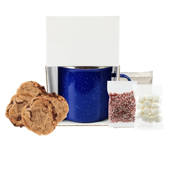 16 Oz Speckled Camp Mug w/Choc. Chip Cookies & Hot Choc. - 16 Oz Speckled Camp Mug w/Choc. Chip Cookies & Hot Choc. - Image 2 of 4