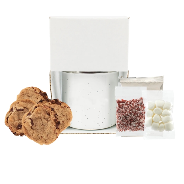 16 Oz Speckled Camp Mug w/Choc. Chip Cookies & Hot Choc. - 16 Oz Speckled Camp Mug w/Choc. Chip Cookies & Hot Choc. - Image 3 of 4