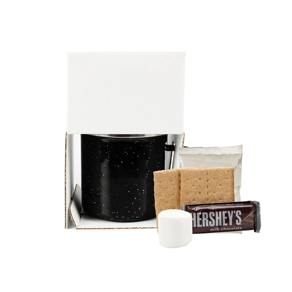 16 Oz Speckled Camp Mug w/S'mores Kit & Hot Choc. - 16 Oz Speckled Camp Mug w/S'mores Kit & Hot Choc. - Image 2 of 4