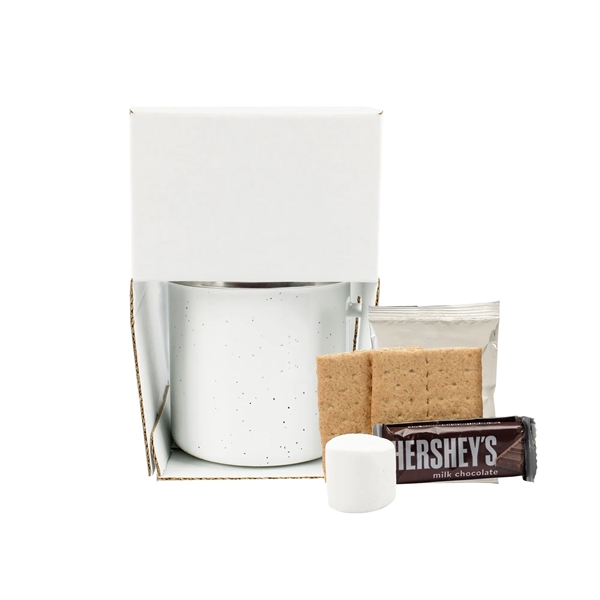 16 Oz Speckled Camp Mug w/S'mores Kit & Hot Choc. - 16 Oz Speckled Camp Mug w/S'mores Kit & Hot Choc. - Image 3 of 4