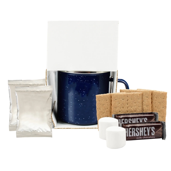 16 Oz Speckled Camp Mug w/S'mores Kit & Hot Choc. for Two - 16 Oz Speckled Camp Mug w/S'mores Kit & Hot Choc. for Two - Image 4 of 4