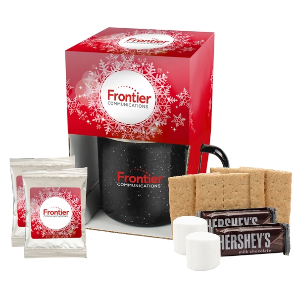 16 Oz Speckled Camp Mug w/S'mores Kit & Hot Choc. for Two - 16 Oz Speckled Camp Mug w/S'mores Kit & Hot Choc. for Two - Image 0 of 4