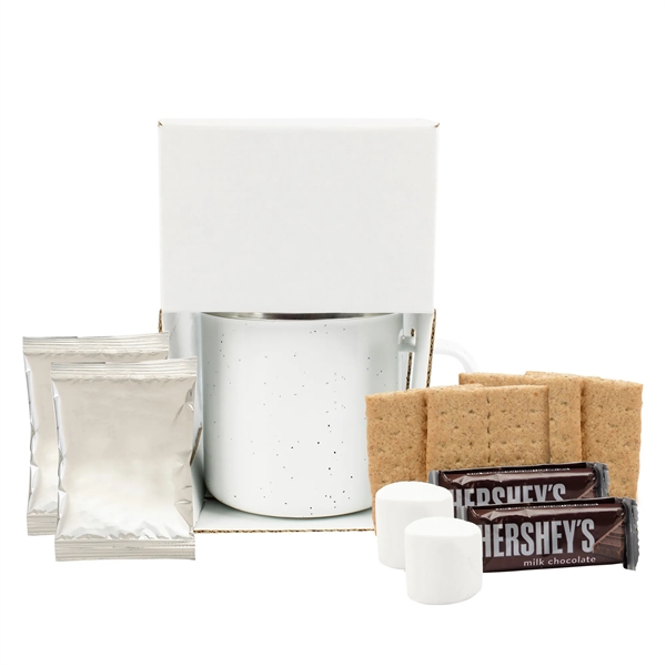 16 Oz Speckled Camp Mug w/S'mores Kit & Hot Choc. for Two - 16 Oz Speckled Camp Mug w/S'mores Kit & Hot Choc. for Two - Image 3 of 4
