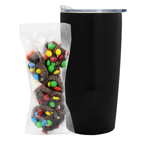 20 oz Straight Tumbler w/liner - Milk Choc. Pretzels/M&Ms® - 20 oz Straight Tumbler w/liner - Milk Choc. Pretzels/M&Ms® - Image 11 of 11