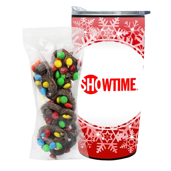 20 oz Straight Tumbler w/liner - Milk Choc. Pretzels/M&Ms® - 20 oz Straight Tumbler w/liner - Milk Choc. Pretzels/M&Ms® - Image 5 of 11