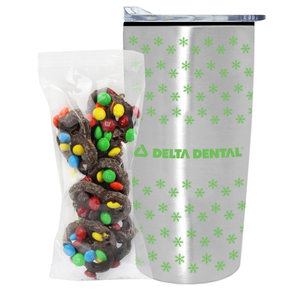 20 oz Straight Tumbler w/liner - Milk Choc. Pretzels/M&Ms® - 20 oz Straight Tumbler w/liner - Milk Choc. Pretzels/M&Ms® - Image 2 of 11