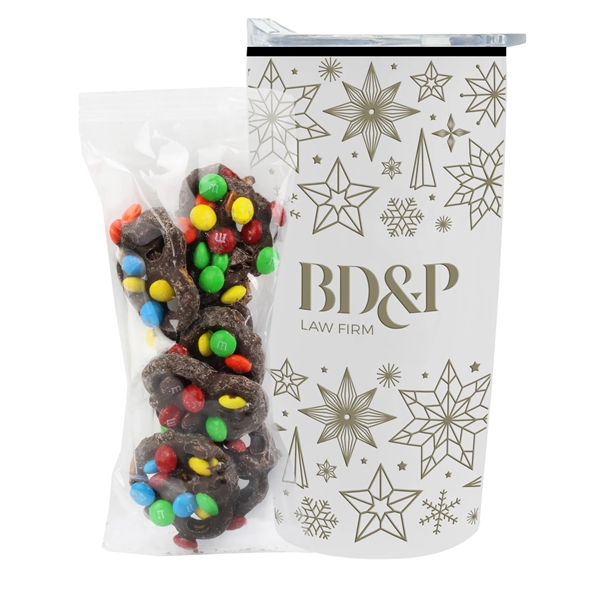 20 oz Straight Tumbler w/liner - Milk Choc. Pretzels/M&Ms® - 20 oz Straight Tumbler w/liner - Milk Choc. Pretzels/M&Ms® - Image 3 of 11