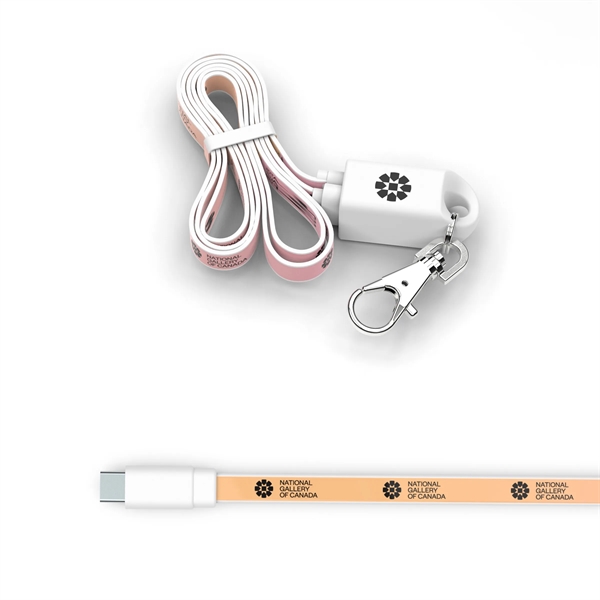 Lanyard Type C: Combination Charging Cable and Strap