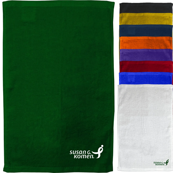 275 GSM 11" X 18" Cotton Velour Rally Towels