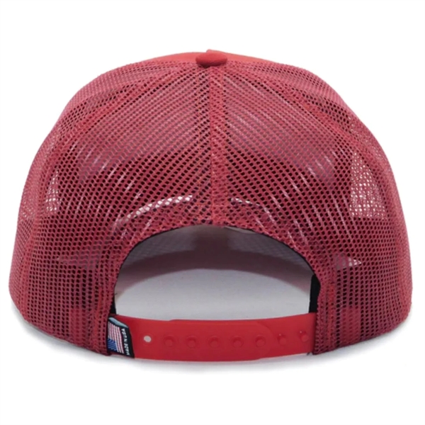 True American Made 5-Panel Matching Mesh Trucker Cap