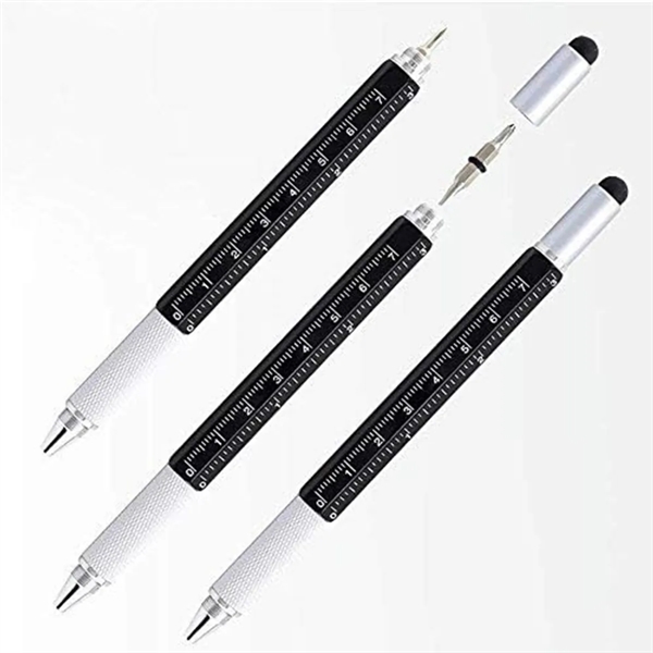Metal Ballpoint Pen With Versatile Functions - Metal Ballpoint Pen With Versatile Functions - Image 1 of 6