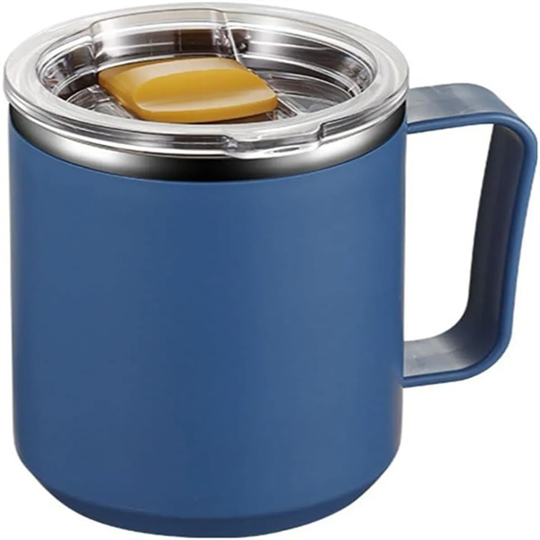 Stainless Steel Vacuum Insulated Coffee Mug With Handle - Stainless Steel Vacuum Insulated Coffee Mug With Handle - Image 3 of 5