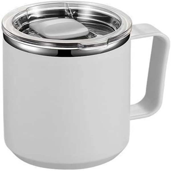 Stainless Steel Vacuum Insulated Coffee Mug With Handle - Stainless Steel Vacuum Insulated Coffee Mug With Handle - Image 5 of 5